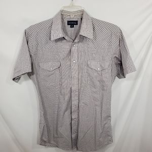 Panhandle Slim Plaid Short Sleeve Western Shirt